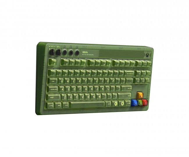 Механическая клавиатура 8BitDo Retro 87 с RGB-подсветкой, комбинированным подключением, Xbox Edition